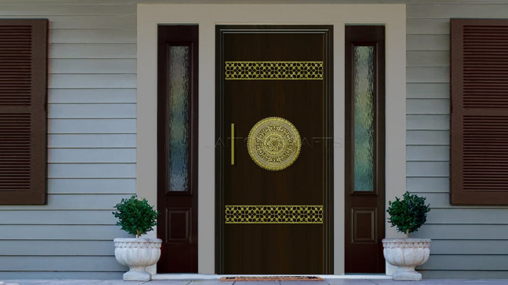 Main Door Brass Designs Enhance Your Home Entrance